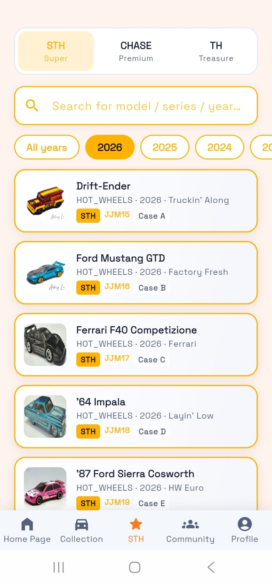 Garage64 App-Screenshot